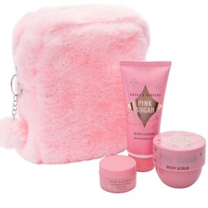 Smoke & Mirrors Glitz & Glow Body Trio with Pink Furry Bag